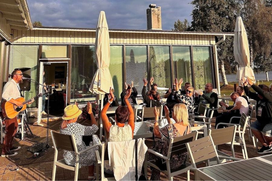 Green Zone Golf Tornion aurinkoisin terassi